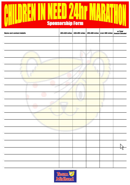 Pudsey 2008 form